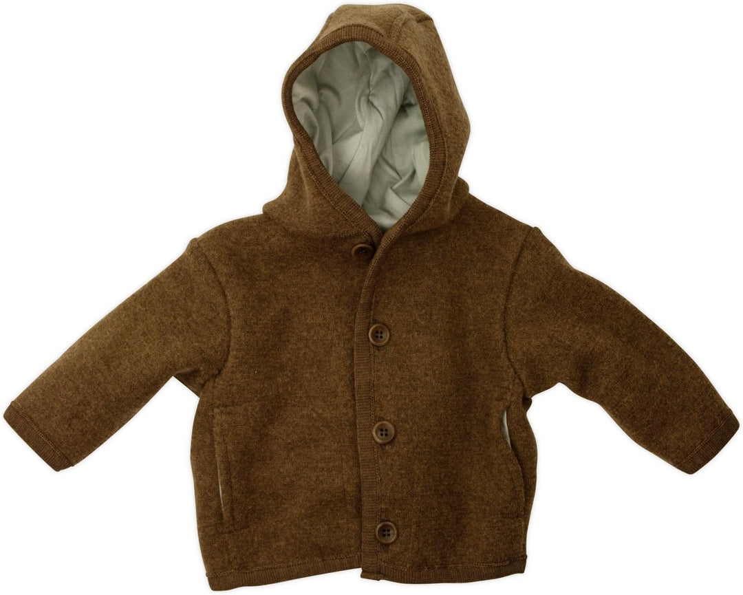 Disana 32305XX - Walk-Jacke Wolle haselnuss, Size / Grösse:62/68 (3-6 Monate) 62-68 Haselnuss, 62-68