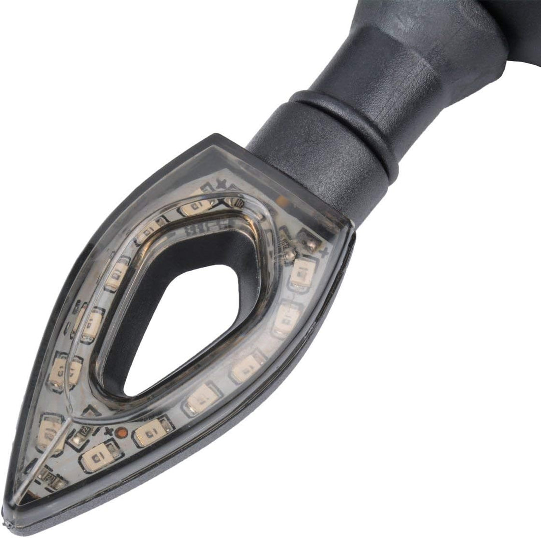 KaTur Motorrad Rück-Stossstange Bremse rotes Rücklicht Lampe LED mit Blinker Lampen für Offroad Moto