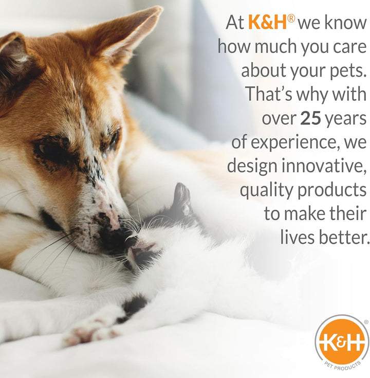 K&H PET PRODUCTS Original Microfleece-Pad für erhöhtes Hundebett, tragbar und waschbar, Hundebettunt