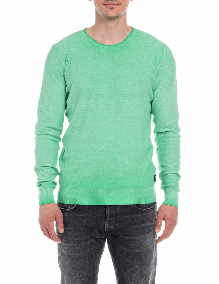 Replay Herren Uk3080.000.g22734 Pullover XS 630 Real Green, XS 630 Real Green