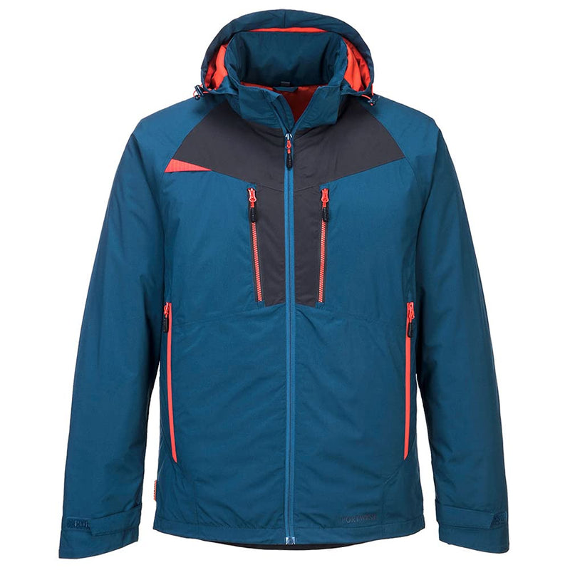 Portwest DX4 Winter Jacke für Männer, Farbe: Metro Blau, Grösse: S, DX460MBRS S Metro Blue, S Metro