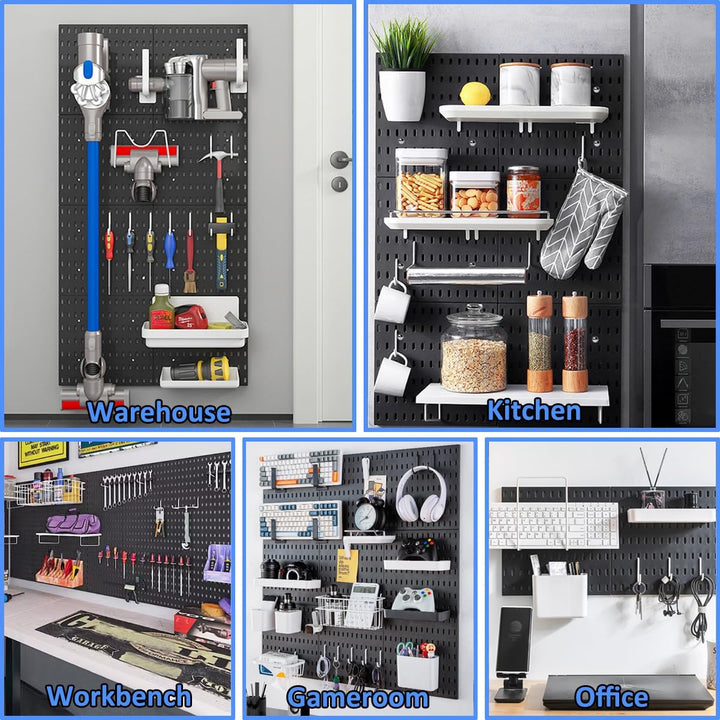 Werkzeuglochwand Stecktafel Kombinationsset Aufbewahrungs Wandorganizer Küchenorganisation Wandlochp