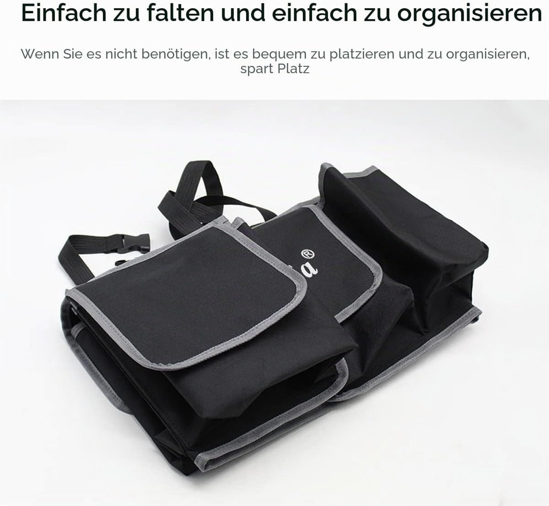 Kofferraum-Organizer und Aufbewahrung, Rücksitz-Hänge-Organizer für SUV, LKW, MPV, wasserdicht, falt