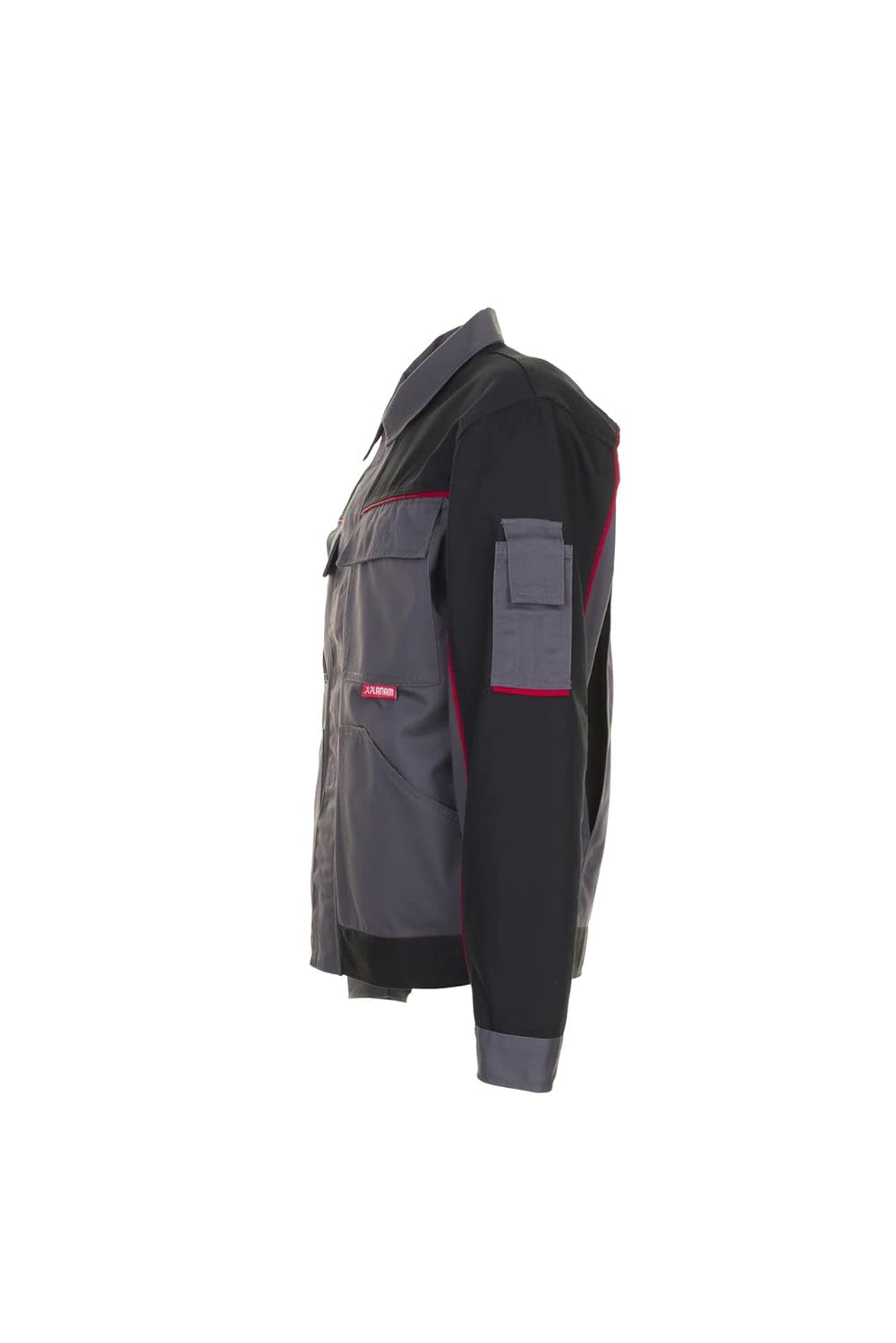 PLANAM Bundjacke HIGHLINE, Farbe schiefer/schwarz/rot, Grösse 56 Schiefer/Schwarz/Rot 56, Schiefer/S
