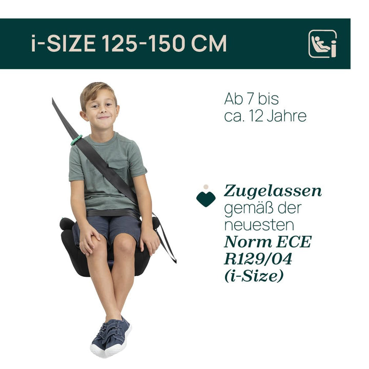 Chicco Quasar i-Size, Kinderautositz 7-12 Jahre (126-150 cm), Gewicht 23-36 kg, Gruppe 3, einfache M