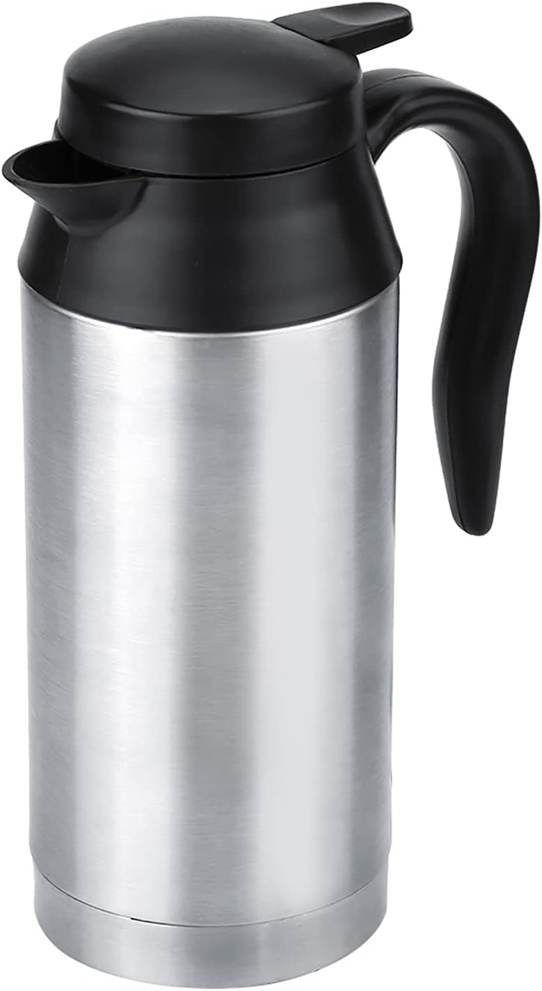 Auto Wasserkocher 12V 120W 750ml Edelstahl Reisewasserkocher Autowasserkocher mit Zigarettenanzünder
