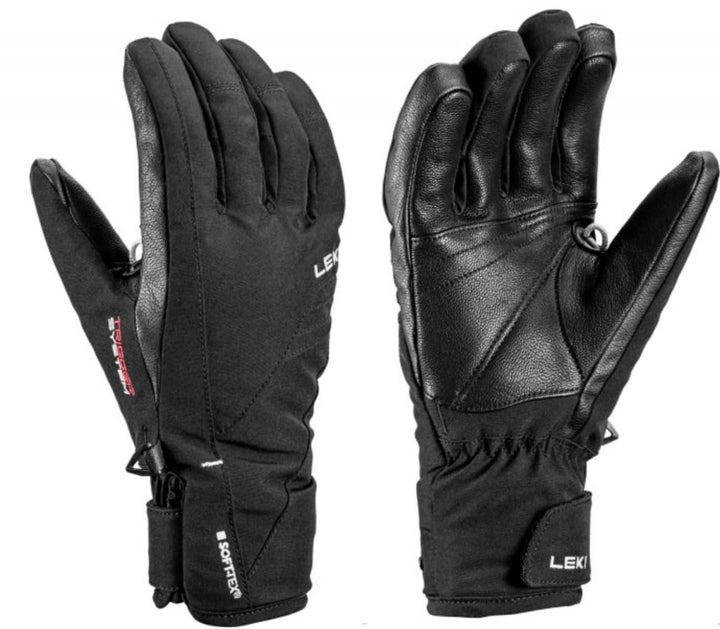 LEKI Damen Fingerhandschuhe Cerro 3D Schwarz 7, Schwarz 7