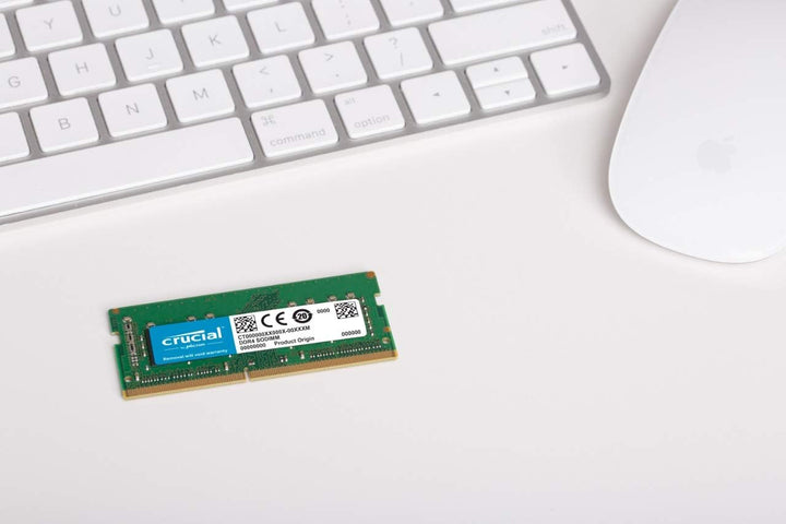 Crucial CT4G3S1067M 4GB Speicher für Mac (DDR3/DDR3L, 1066 MT/s, PC3-8500, SODIMM, 204-Pin), Grün 4G
