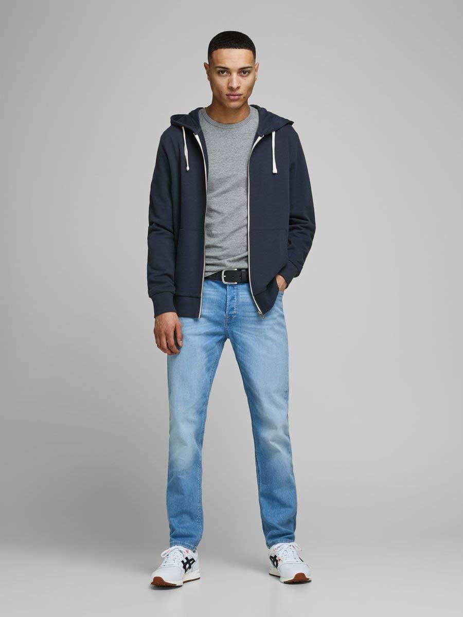 Jack & Jones Hoody Herren mit Kapuze L Blau (Navy Blazer Fit: Reg Fit), L Blau (Navy Blazer Fit: Reg