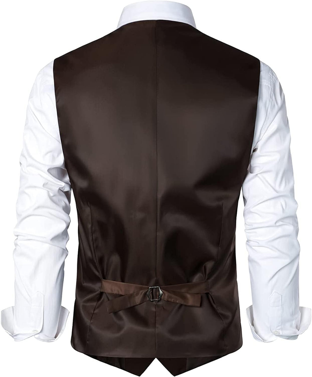 PARKLEES Herren Hipster Urban Design Business formelle Weste Slim Fit Anzug Smoking Kleid Weste XXL