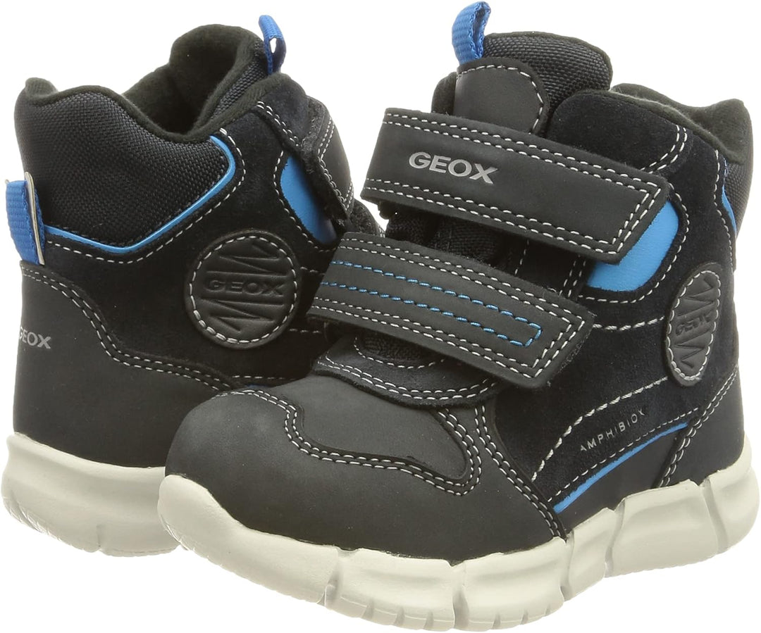 Geox Jungen B Flexyper Boy B ABX Stiefeletten 23 EU Navy Sky, 23 EU Navy Sky