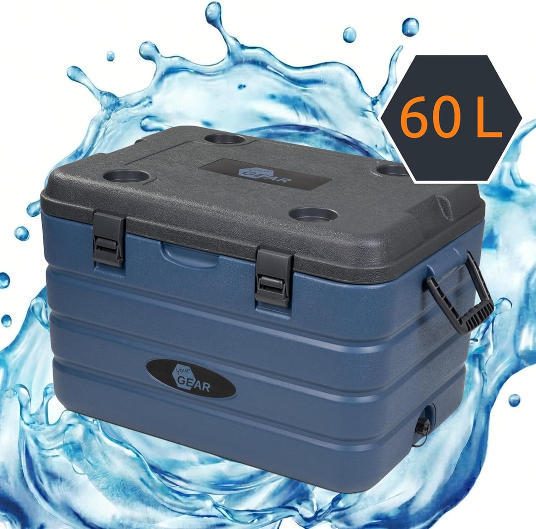 your GEAR Coolah Kühlbox - 4 Grössen - 10, 30, 40, 60 Liter - passiver Kühlbehälter, 47 Std. Kühllei
