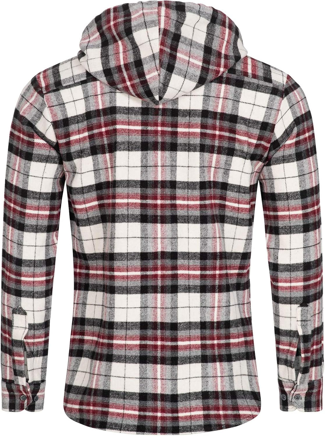 Rock Creek Herren Hemd Kariert Kapuzenhemd M65 3XL Weiss - H257, 3XL Weiss - H257