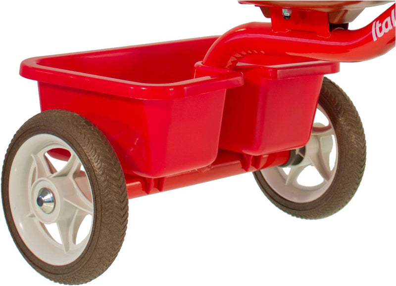 Unbekannt Italtrike Classic Line Transporter Kinder Dreirad Tricycle 2-5 Jahre Rot, Rot