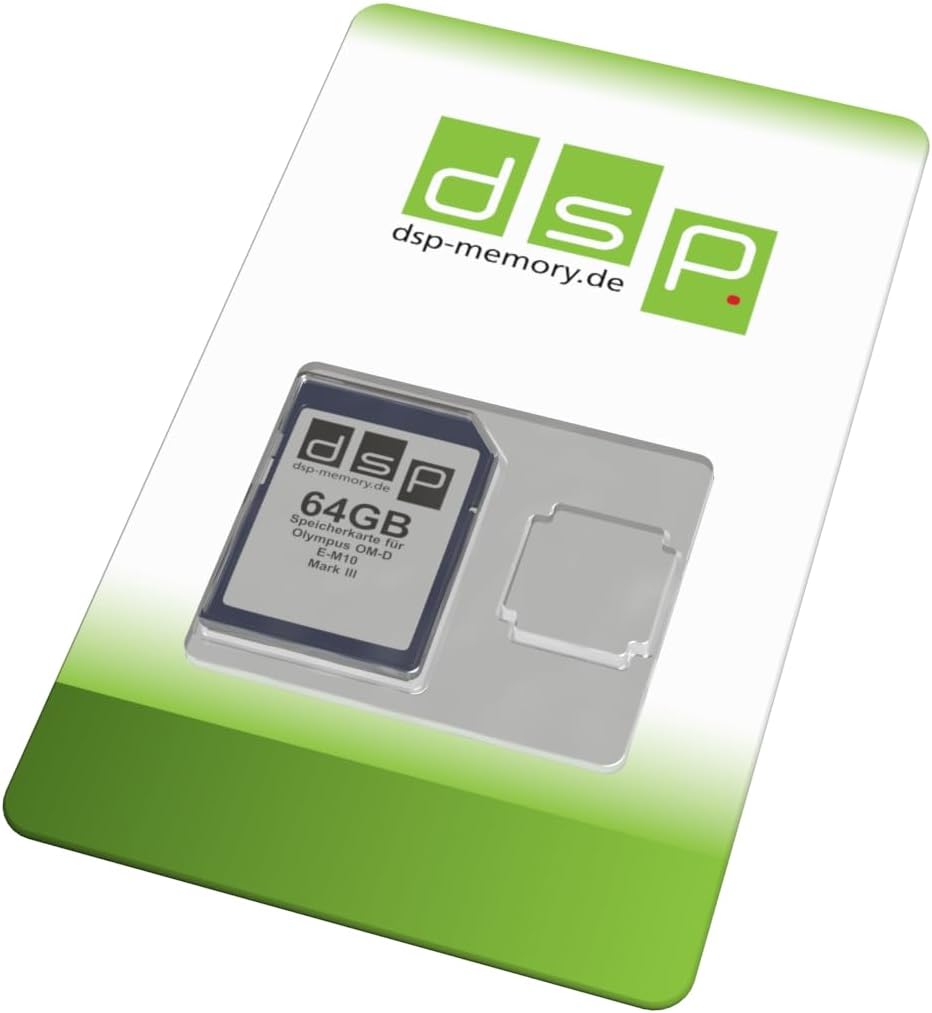 64GB Speicherkarte für Olympus OM-D E-M10 Mark III Digitalkamera