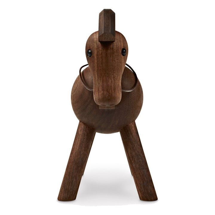 Kay Bojesen Pferd Figuren 14 cm Holzfiguren Weihnachtsdekoration, Holz Walnuss Dunkel, Walnuss Dunke