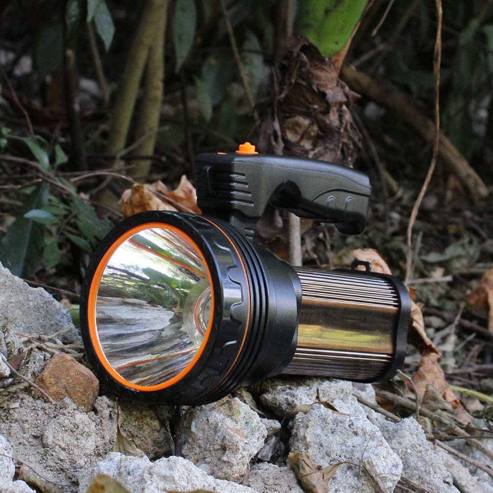 AF-WAN LED Taschenlampe Wiederaufladbar LED Handscheinwerfer 6000 Lumens,CREE Handlampe 9000mAh Supe