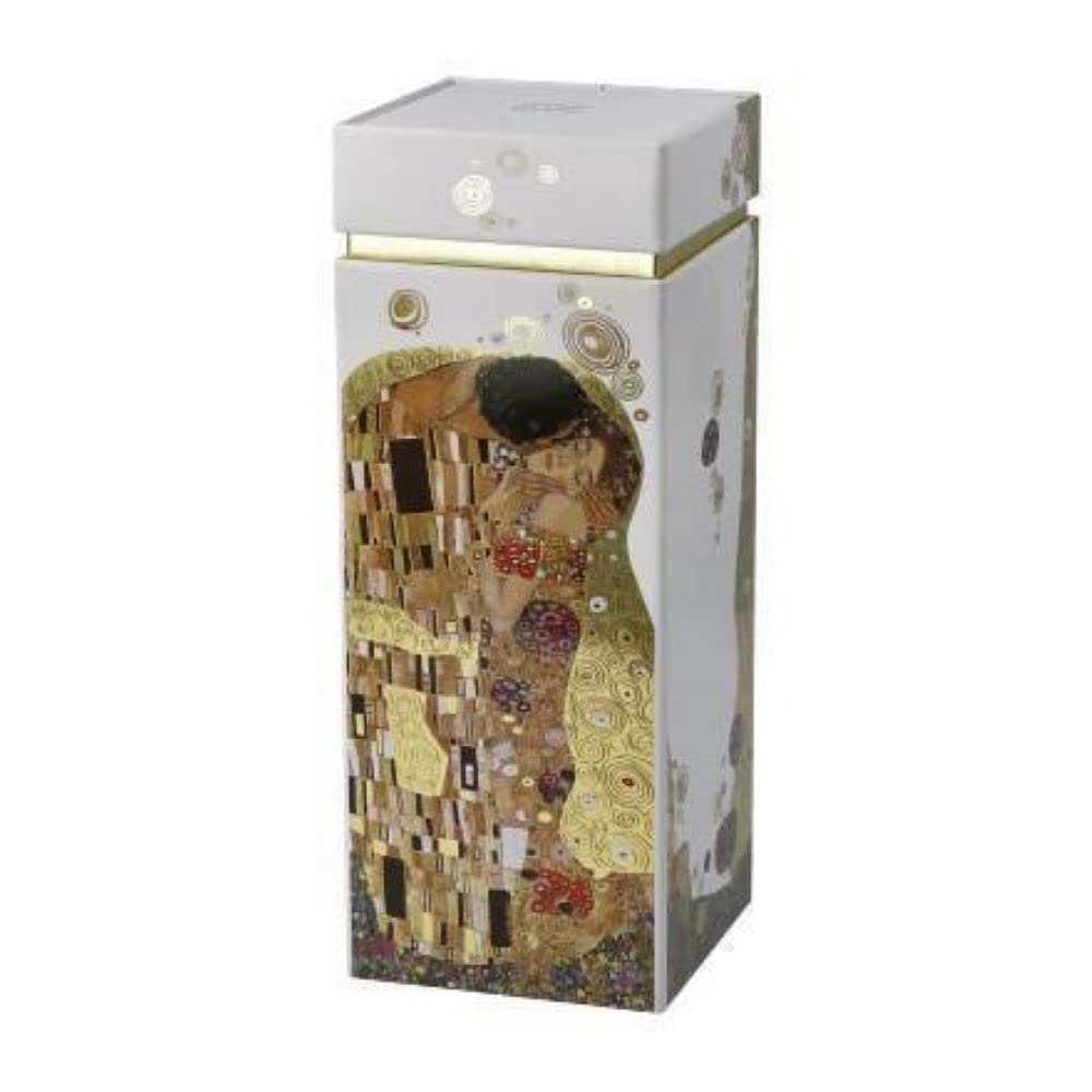 Goebel Kaffeedose Der Kuss von Gustav Klimt aus Metall und Einer Füllmenge von 1L, 67-065-12-1