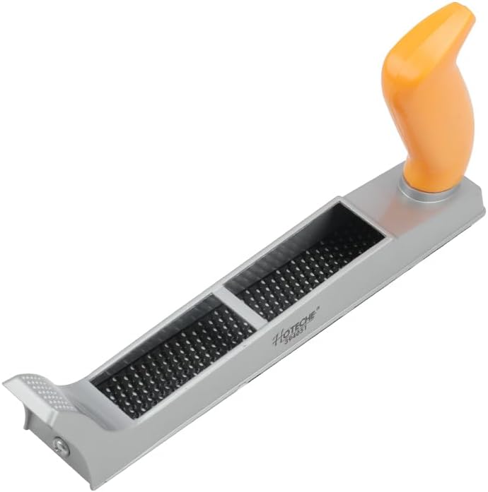 Hoteche Metall Feilenhobel 250 * 41MM - Hochwertiges Trockenbauwerkzeug aus Zinklegierung, 65Mn Stah
