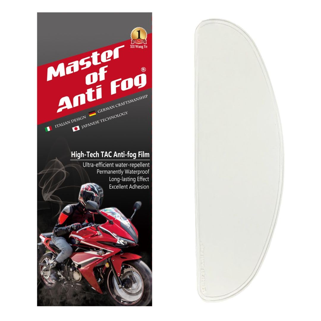 XII WY Motorrad Helm Antibeschlag Folie, Motorradhelm-Visier, Universal-Visierschutz, Aufkleber 9.5c