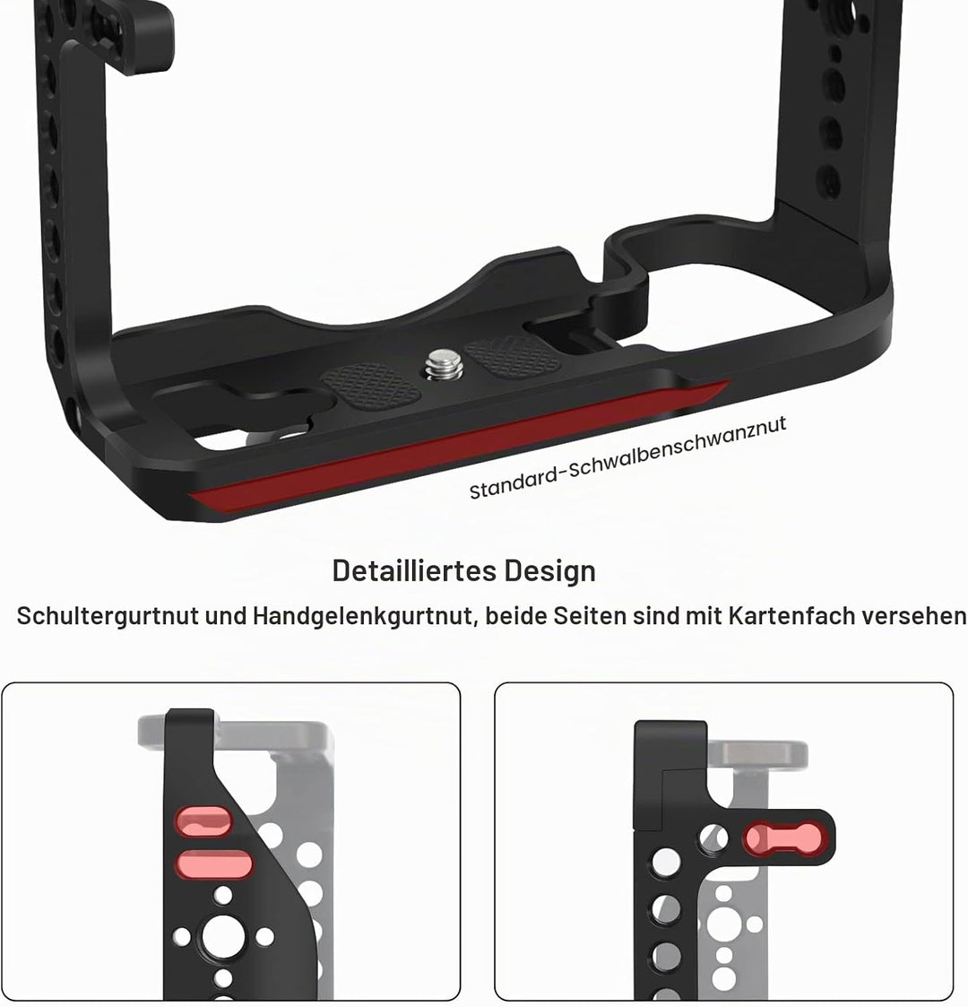 EOS RP Kamerakäfig, EOS RP Käfig für Canon EOS RP Kameratasche Camera Rig Cold Shoe