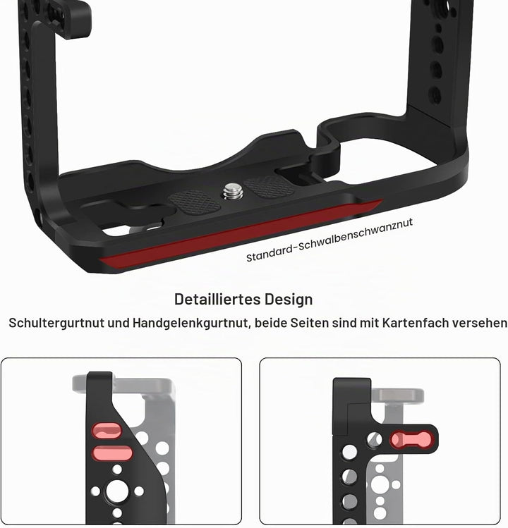EOS RP Kamerakäfig, EOS RP Käfig für Canon EOS RP Kameratasche Camera Rig Cold Shoe