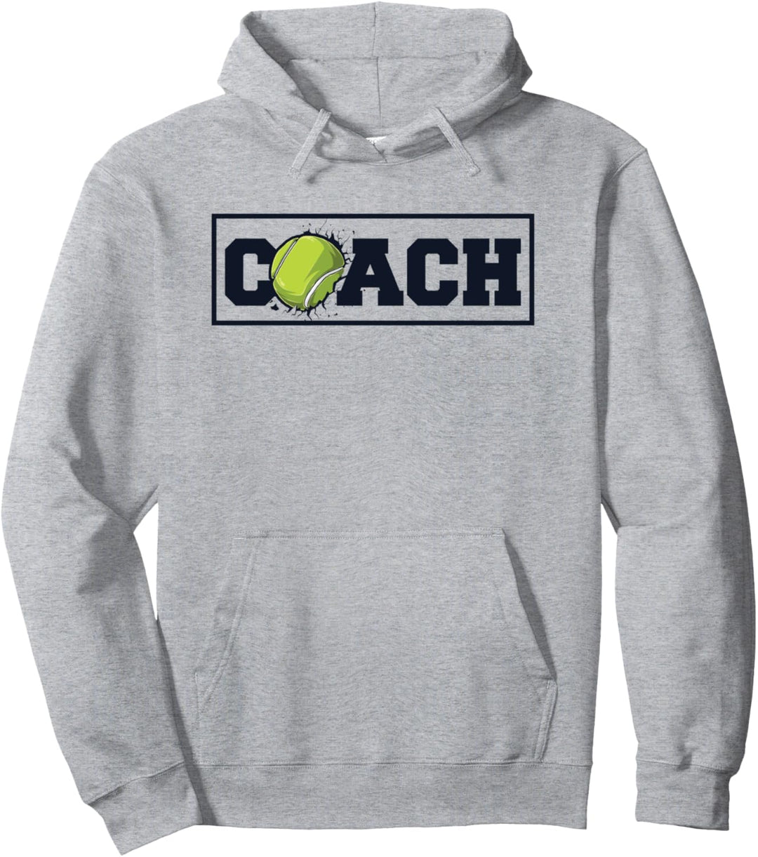 Coach Tennisspieler Tennisschläger Tennistrainer Tennis Pullover Hoodie