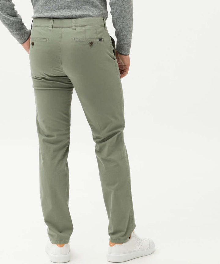 Eurex by Brax Herren Jim Cotton Daily Friend Hose, 42W / 32L Grün