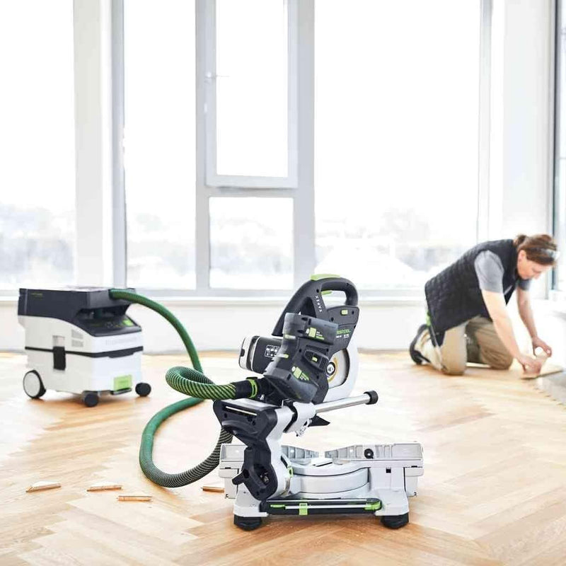 Festool Akku-Absaugmobil CTLC MIDI I-Plus CLEANTEC (mit Hauptfilter, SELFCLEAN Filtersack, Saugschla