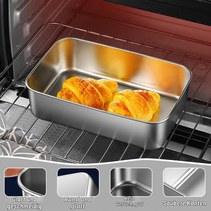 Brotbackform, 5 Stück Kastenform Brot, Edelstahl Kastenform Kuchen, Edelstahl Kastenform, Brotbackfo