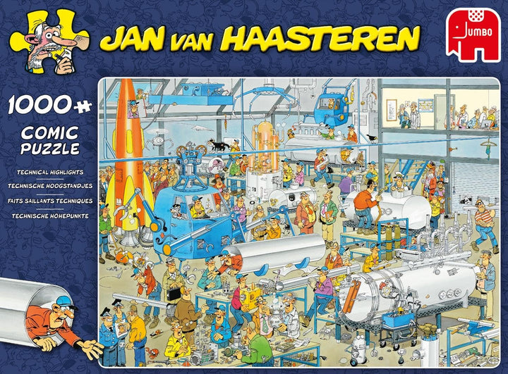 Jumbo 19050 Puzzle Jan Van Haasteren-Technische Höhepunkte, 1000 Teile