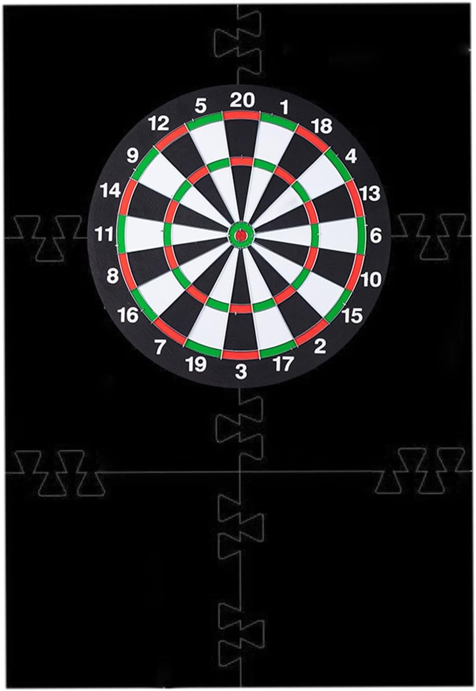 Dartscheiben-Schutz für Wandschutz, Dart-Ziel-Schutzring,Leichte Dartscheiben-Rückseite | 6 Stück ge