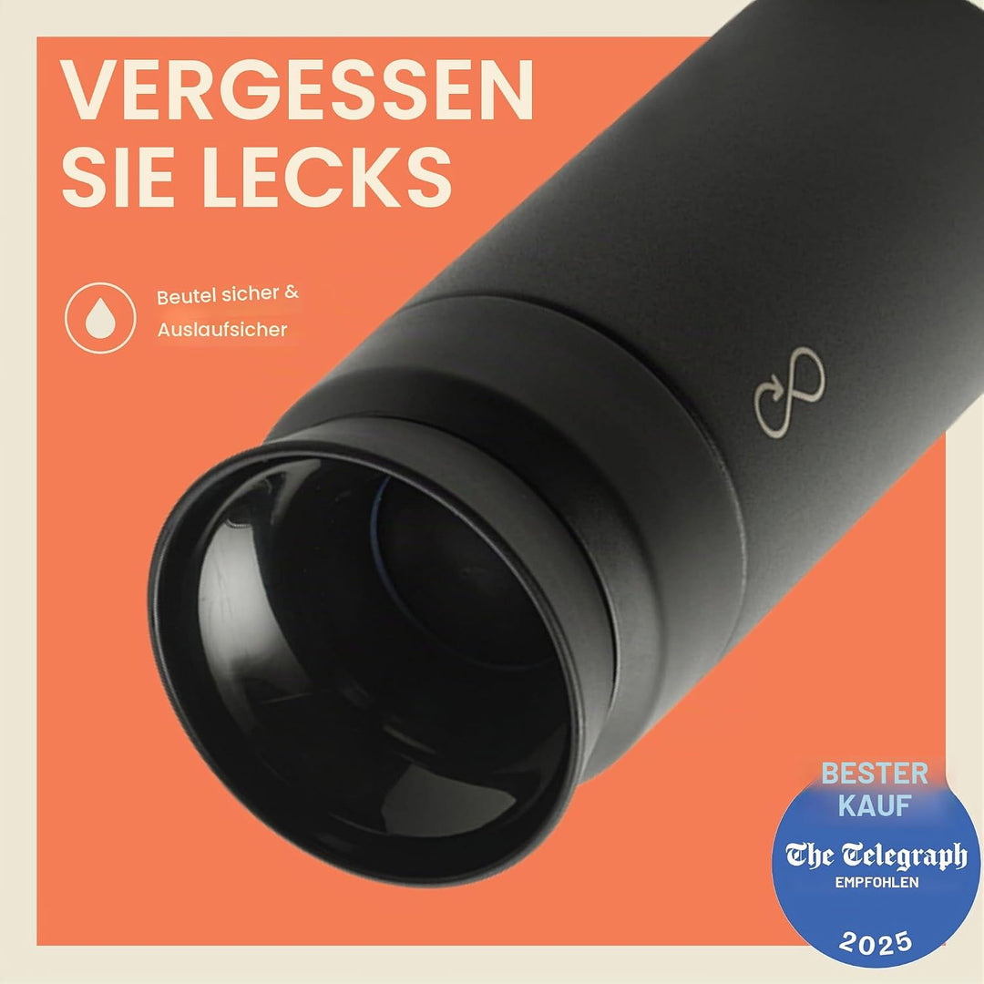Ocean Bottle - Thermosflasche aus recyceltem Edelstahl - umweltfreundlich &amp; wiederverwendbar - Pechs