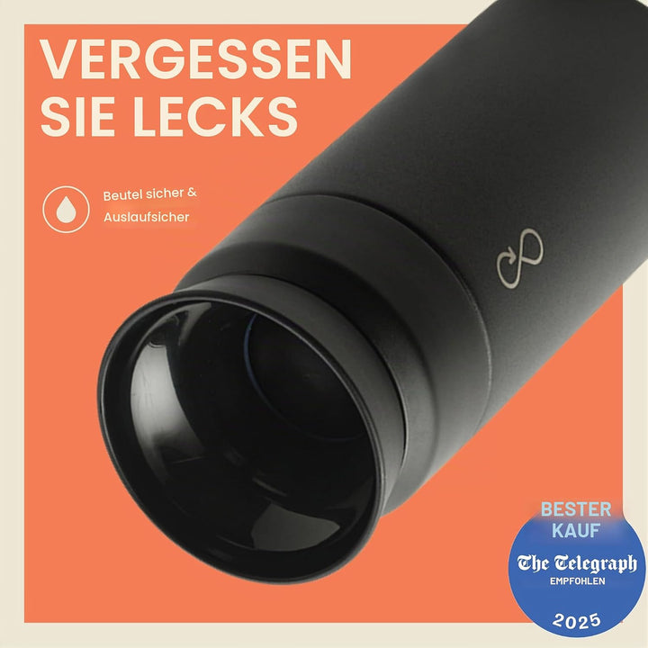 Ocean Bottle - Thermosflasche aus recyceltem Edelstahl - umweltfreundlich &amp; wiederverwendbar - Pechs