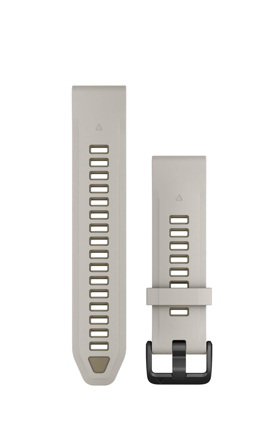 Garmin QuickFit, Silikonband, 20 mm, Schwarz/Kieselgrau Nebelgrau/dunkles Sndstn 20mm, Nebelgrau/dun