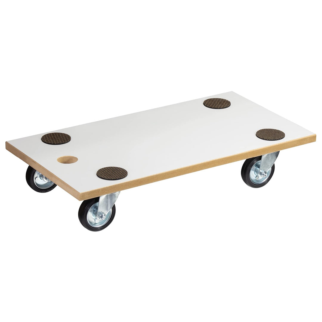 WAGNER Transportroller Transporthilfe I 57,5 x 30 x 11 cm, Tragkraft 250 kg I Möbelhund MDF mit Spez