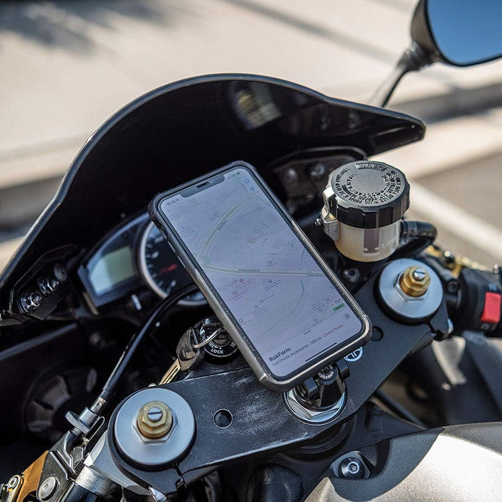 Rokform Pro Series Motorrad-Vorbau-Handyhalterung, passend für die meisten Sport-Bike-Mittelschäfte