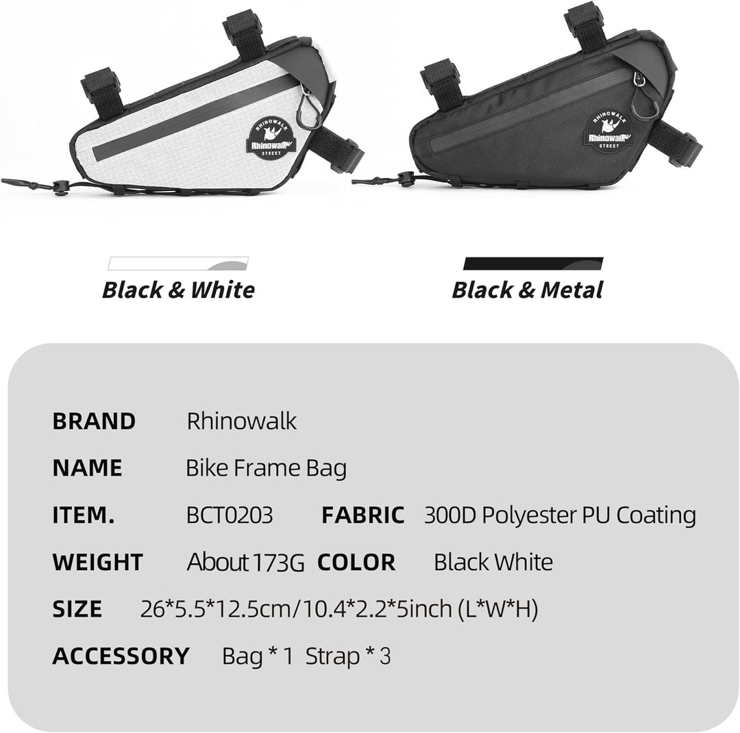 fahrradtasche dreieck Rhinowalk Fahrrad Rahmentasche wasserdichte Fahrrad Dreieck Tasche Fah – techstudio.ch