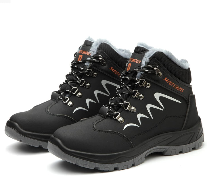 Blueskyli Sicherheitsschuhe Herren Damen Arbeitsschuhe S3 Leicht Wasserdicht Hoch Sicherheitsstiefel