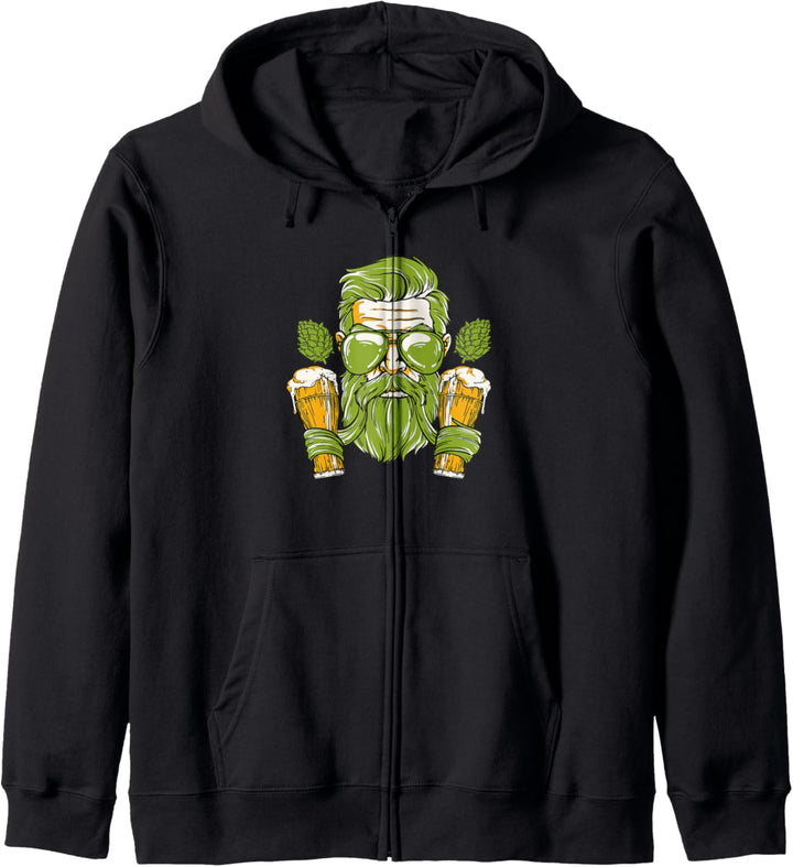 Hipster Bier Craft Beer Kapuzenjacke