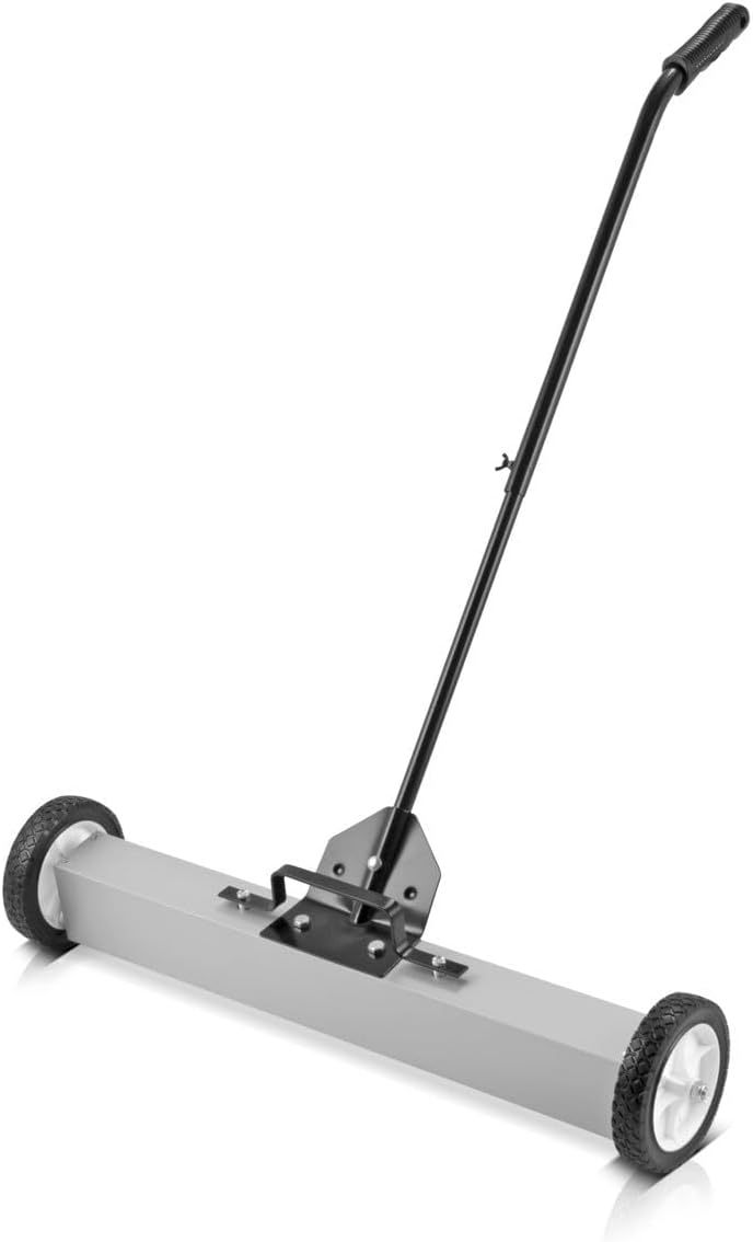 STAHLWERK Magnet-Bodenkehrer MBK-36 ST mit 914 mm Breite und 22,5kg Fassungsvermögen, Magnetbesen/Sp