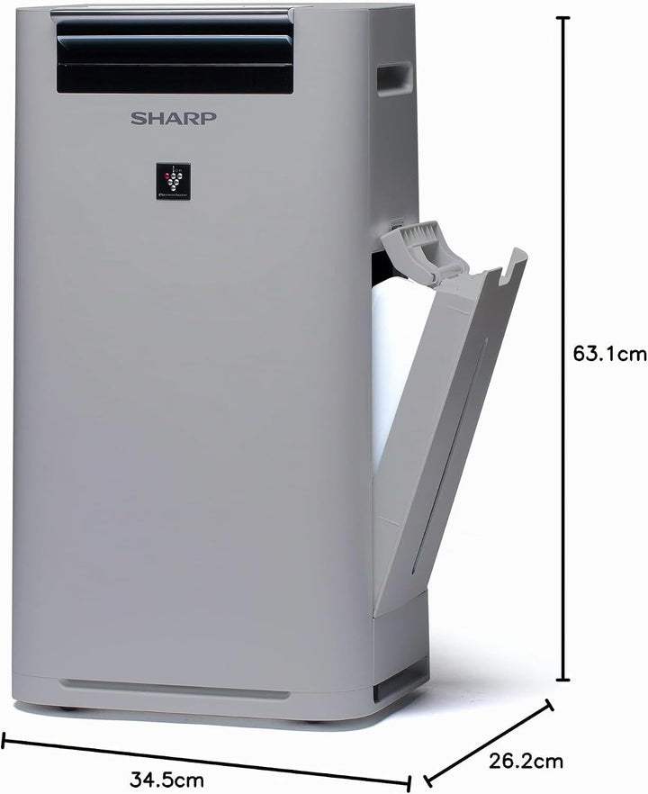 SHARP UA-HG40E-L Luftreiniger (mit Befeuchtungsfunktion, Verbesserung der Luftqualität, Ideal für Al