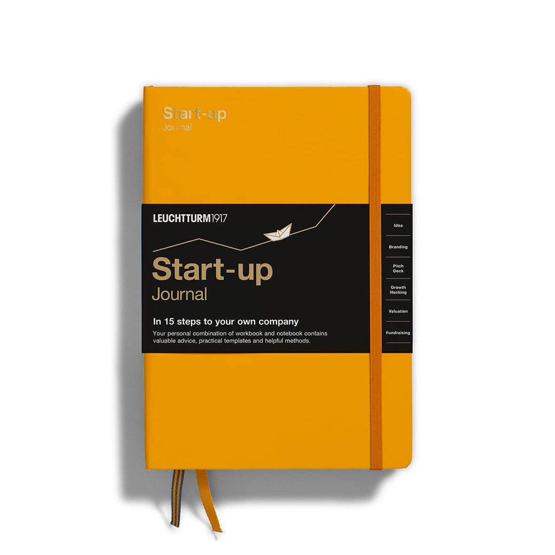 LEUCHTTURM1917 363843 Start-up Journal, Hardcover, 294 nummerierte Seiten, Englisch, Rising Sun Engl