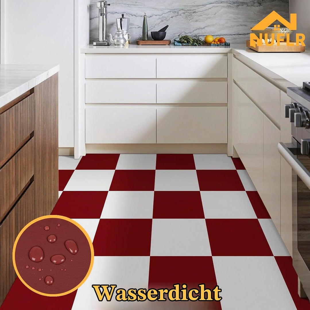 Vinylboden Selbstklebend PVC Bodenbelag Selbstklebende Vinylboden Wasserdicht Verschleissfest Geeign