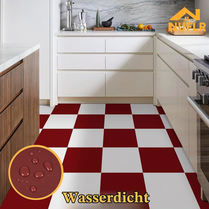 Vinylboden Selbstklebend PVC Bodenbelag Selbstklebende Vinylboden Wasserdicht Verschleissfest Geeign