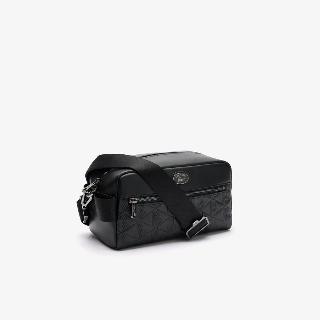 Lacoste-MEN CROSSOVER BAG-NH4398MR, BLACK, Taille unique Black (000), Black (000)