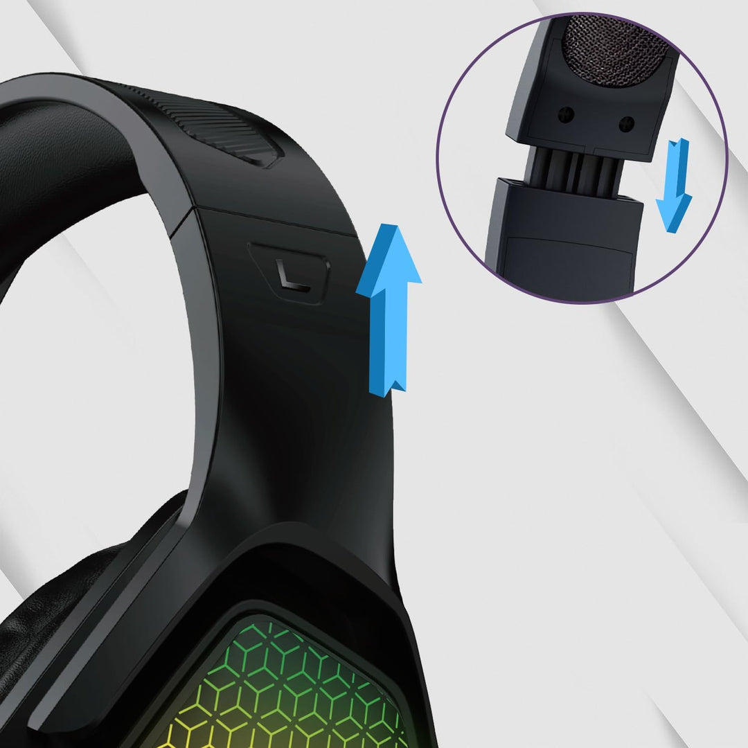 EMPIRE GAMING H-3 RGB Kopfhörer für PS5, PS4, Xbox, Switch, PC, Mac, Smartphones, Tablets, High Defi