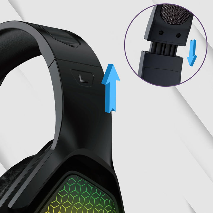 EMPIRE GAMING H-3 RGB Kopfhörer für PS5, PS4, Xbox, Switch, PC, Mac, Smartphones, Tablets, High Defi