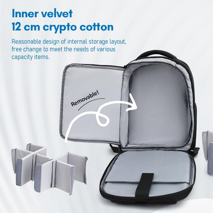Kamerarucksack, Professionelle Kameratasche für DSLR Spiegelreflexkameras, Wasserdichter Laptop Ruck
