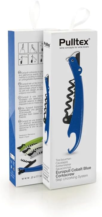 Pulltex 109-192-00 PWC EUROPULL CORKSCREW BLUE, Acryl, Mehrfarbig